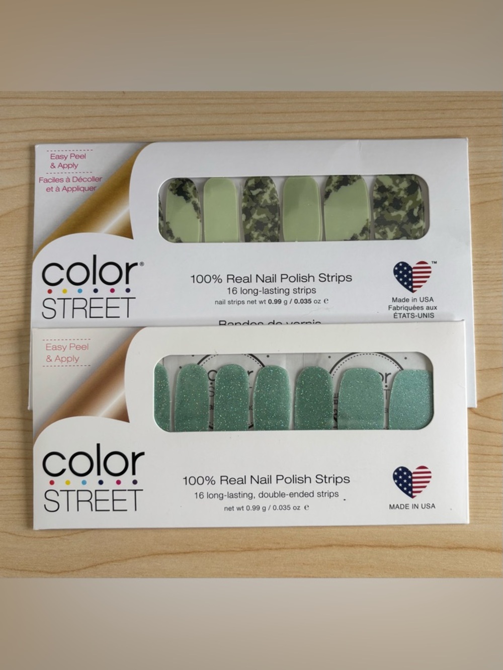 Color Street Nail Camo to My Rescue & Mint to Be